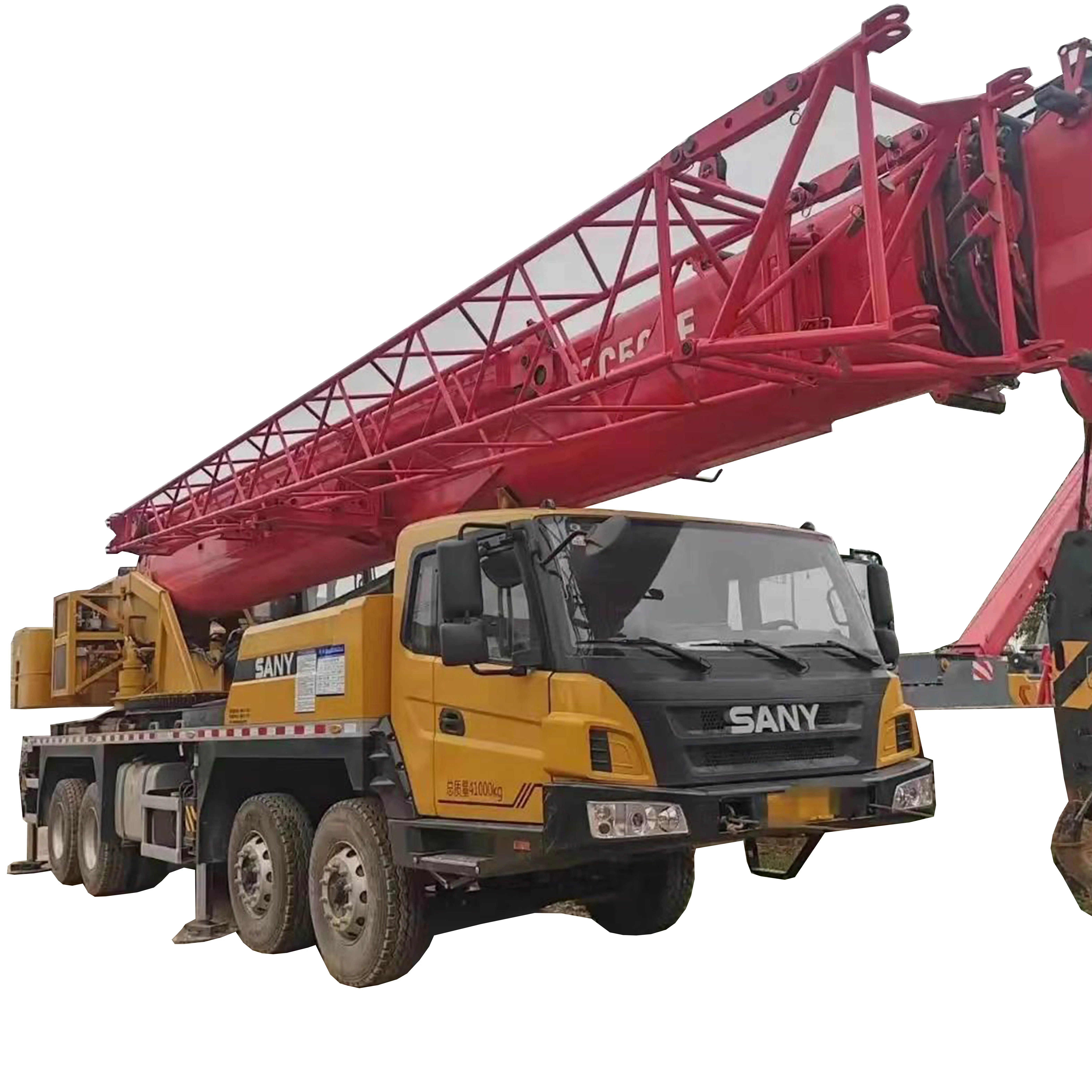 High-power used crawler cranes SANY SCC550E china origin second-hand used sany 50ton crawler crane in good condition
