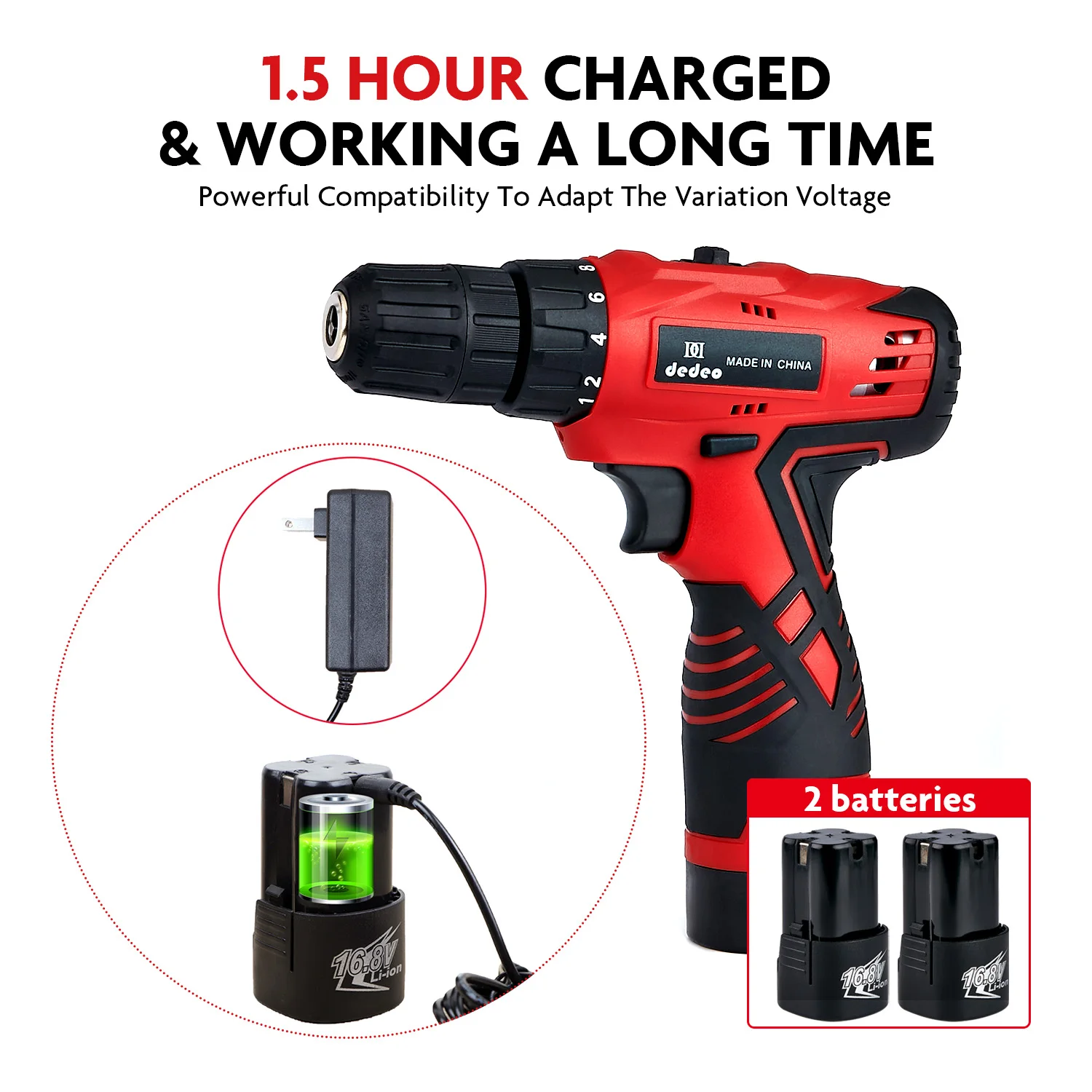 OEM 16.8v Household Battery Driver Screwdriver Mini Power Drills Cordless Electric Drill Machine tool cabinet