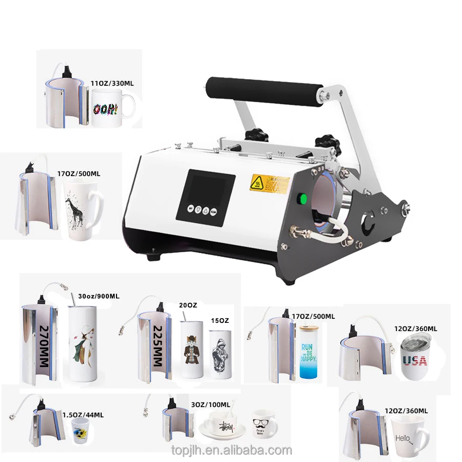 Wholesale tumbler press heat transfer press multifunction 20oz 30oz sublimation hot pressing mugs tumbler heat press machines