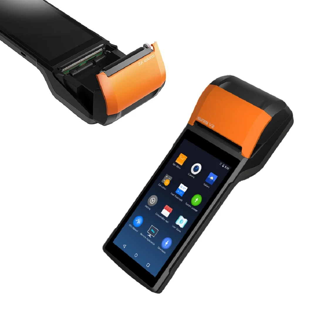 
Cheap price Summi android pos terminal with mini portable thermal printer 58mm pos machine for hotel,supermarket 