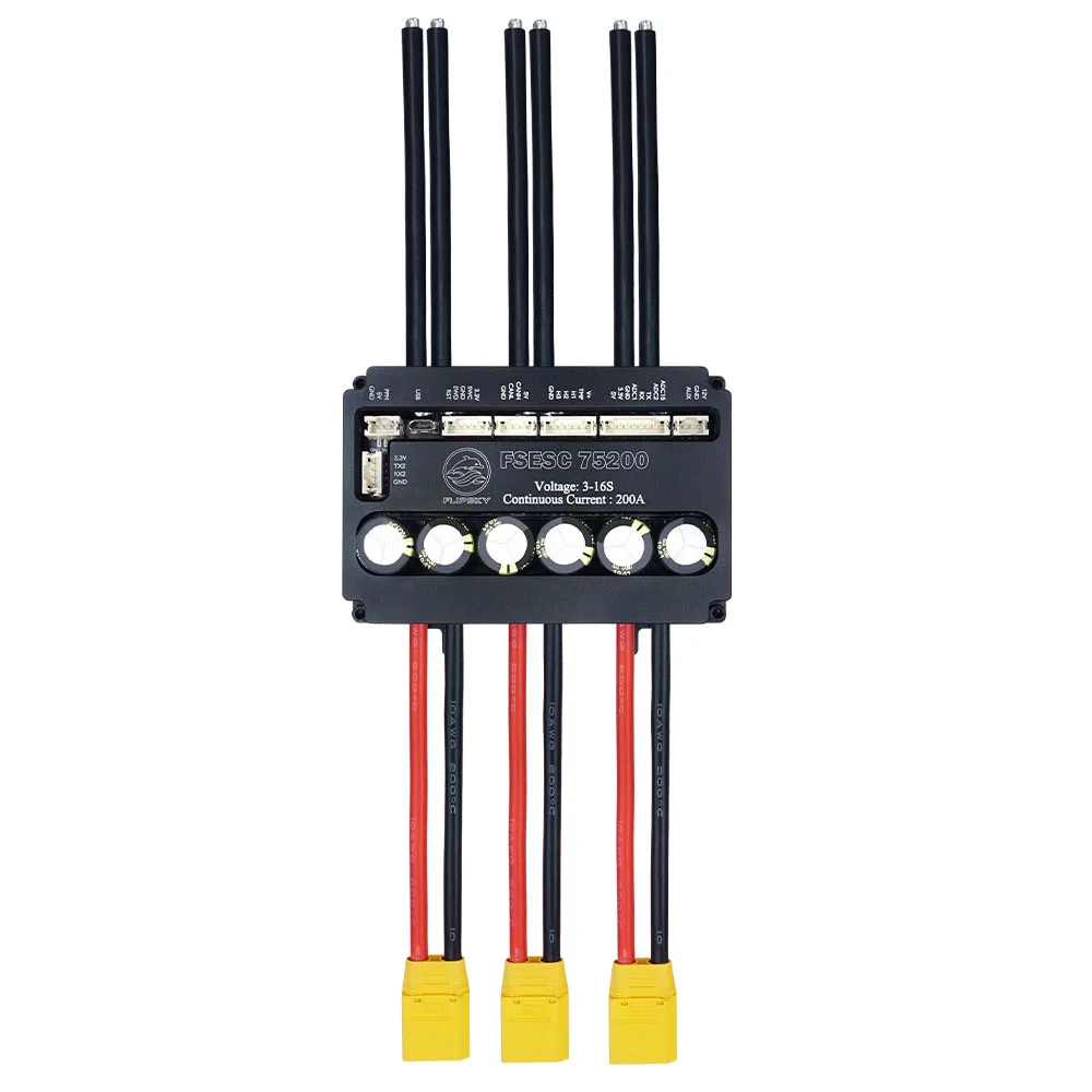 Flipsky FSESC 75200 75 В 16S 200A ESC контроллер на основе VESC с чехлом для боевого робота серфинга робот серфинг