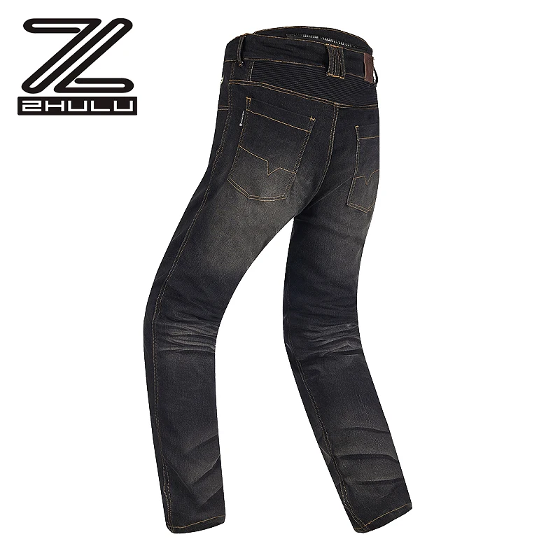Denim Trousers High elastic Breathable Motorcycle Knee Protections Jeans