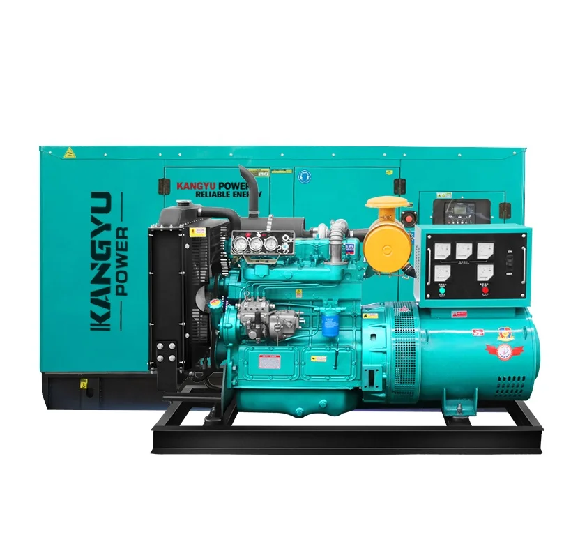 30KW 40kw 50kva China made diesel generator set diesel genset with Ricardo china brand engine for standby using