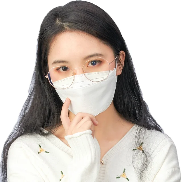 China manufacturer 4ply disposable Korea fashion design fish shape small FFP2 KF94 face mask
