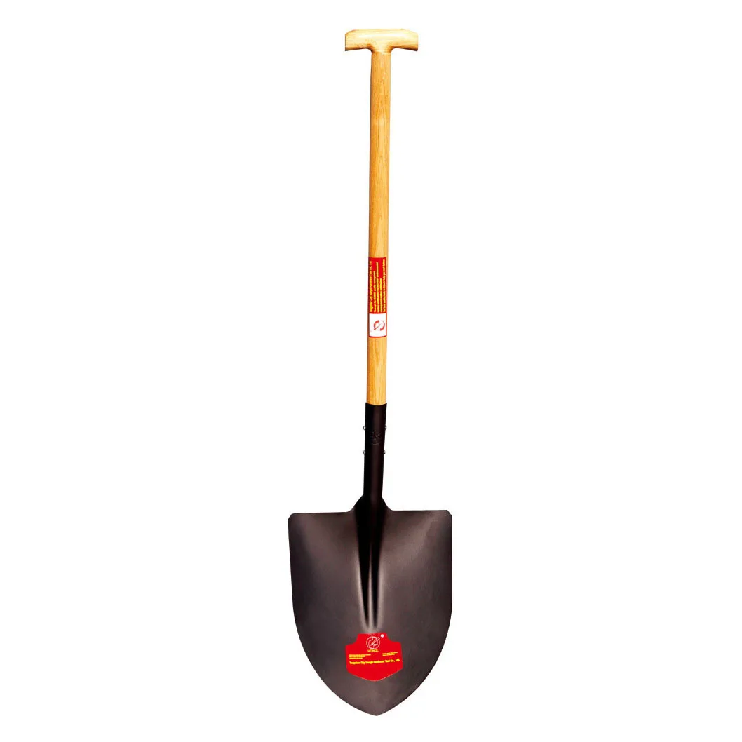 popular selling heavy duty true tempered wooden handle shovels spades for farming tools