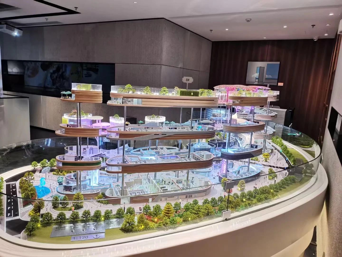 2021 new Architectural building model  scale models Dynamic Commercial Lifting Sand Table