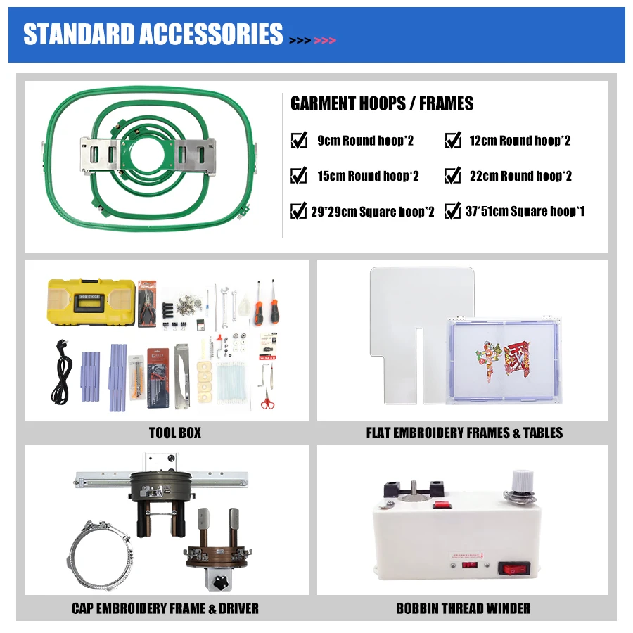 Buy High Quality Computerized Embroidery Machine Single Head 15 Needles China Bead Flat Cap T-shirt Hat Embroidery Machine