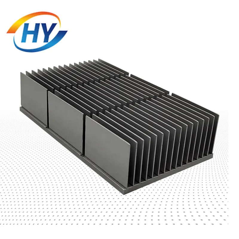 Cnc Machining Anodized Solid State Relay Heat Sink Aluminum Profile Extrusion 6063 T5