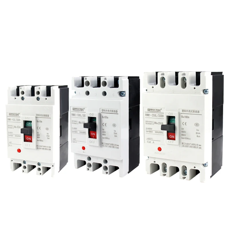 M3 250A 300A 400A 3P 4P electrical mccb moulded case circuit breaker