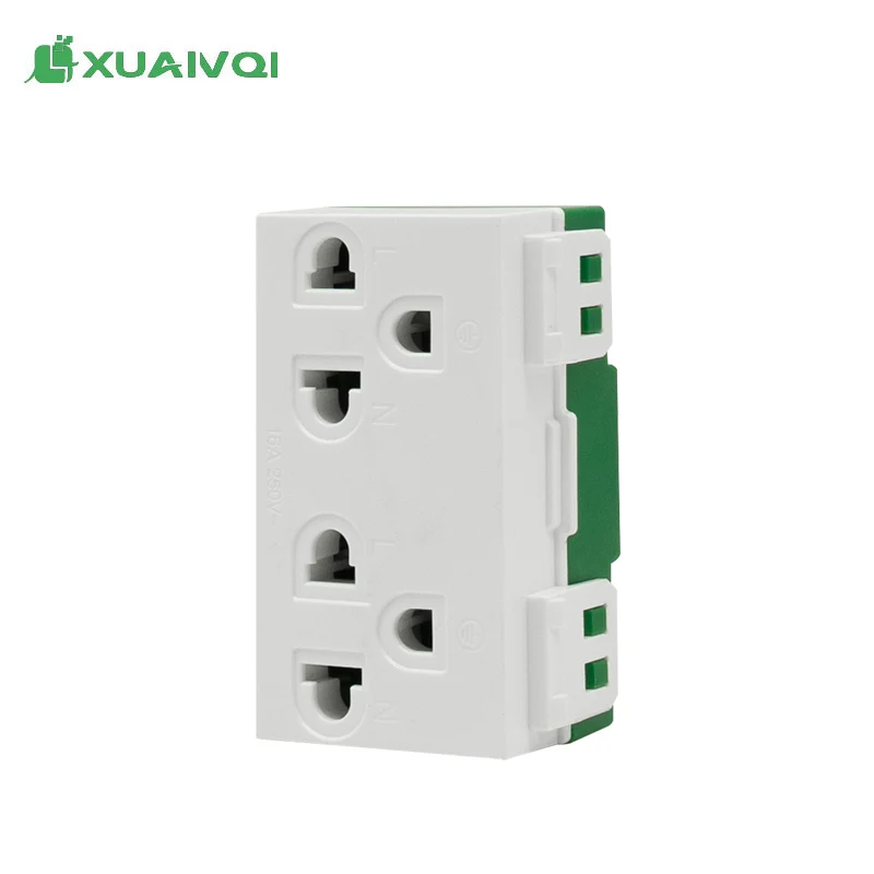 Tabletop miniature power outlet 3-pin Universal Power Socket 16A