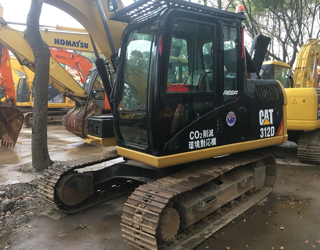 Низкая цена гидравлический гусеничный экскаватор cat 312D из Японии в наличии горячая