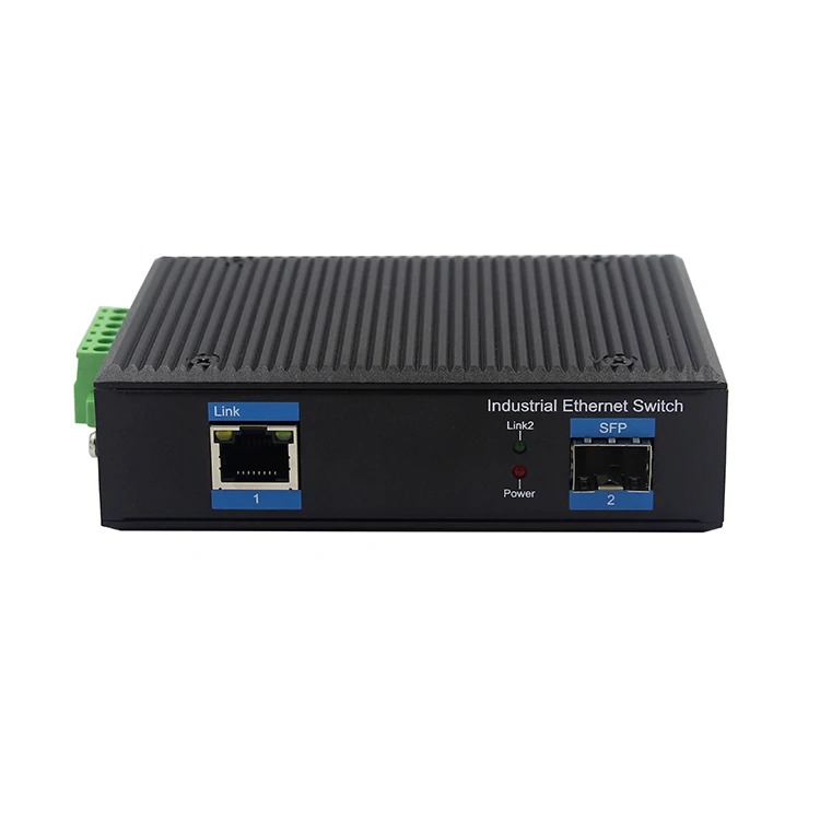 Distance extending Slim Type OP11F Series 10/100Base-TX to 100Base-FX Industrial Media Converter
