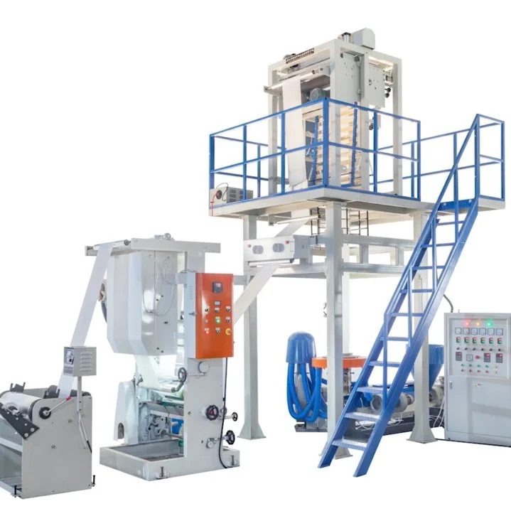 VINOT Biodegradable Film Blowing Machine Ldpe Hdpe Film Blowing Machine  High Speed Plastic PE PP film blowing machine