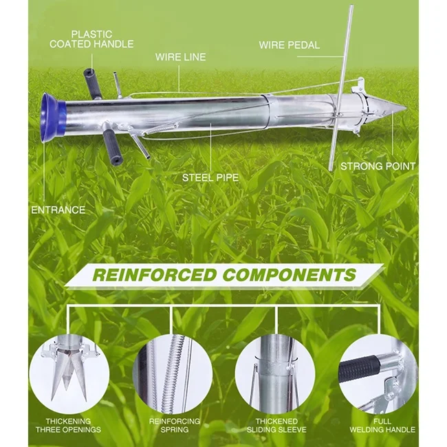 High Quality Professional Handheld manual seed planter machinery vegetable seedling transplanter