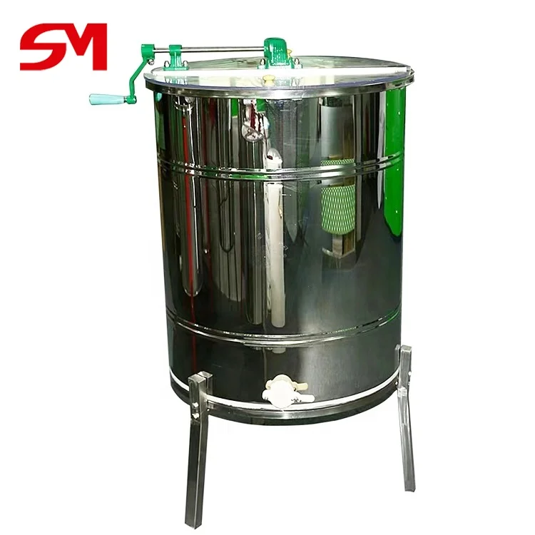 High Efficient Most World Popular Machinery Honey Extractor Direct Drive Motor Handle