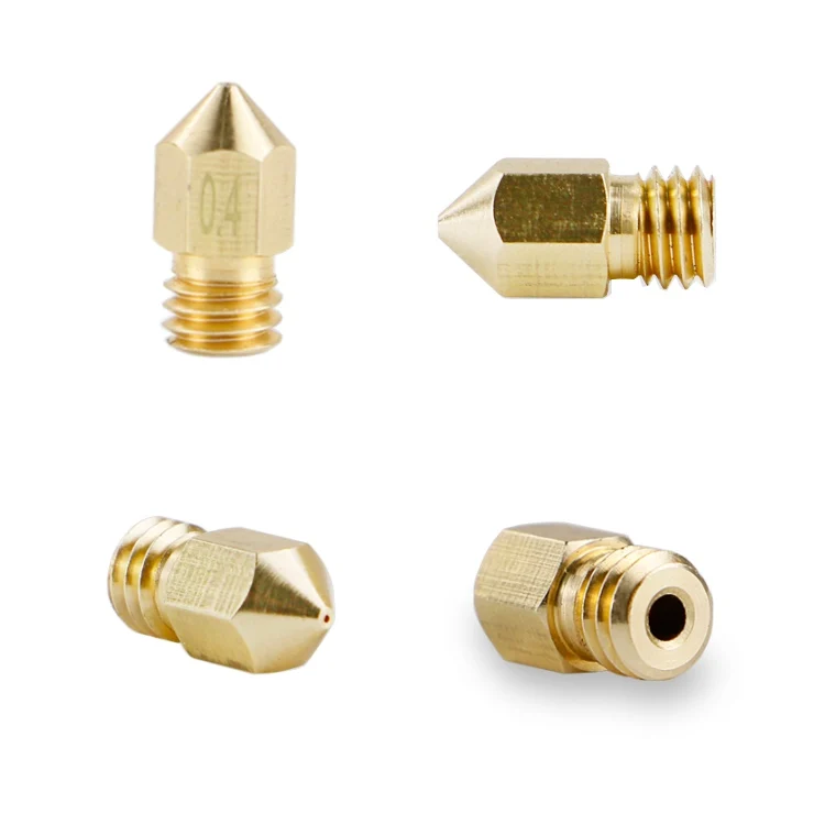 
GIULY 3D Printer Parts CR10 Pro CR10S Brass Nozzle 0.2MM/0.3MM/0.4MM/0.6MM/0.8MM 