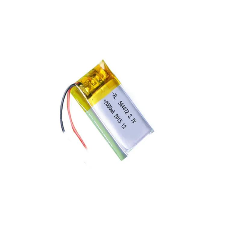 Wholesale Rechargeable 564472 3.7v 2000mah Lithium Polymer Battery 564472
