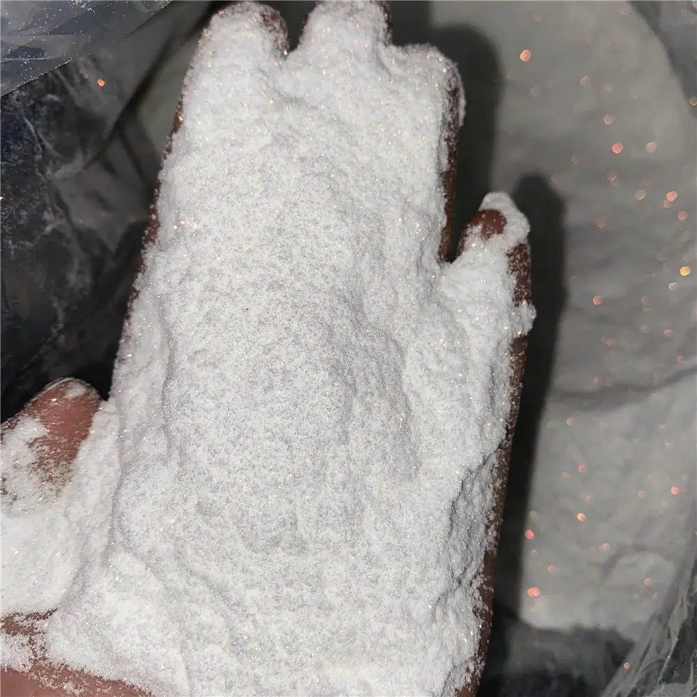 Resin Polyester Bulk Glitter Additive Opal Glitter Dust 1/360' white glitter powder
