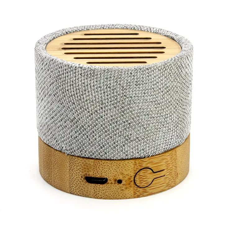 FOCUS Wholesale Promotional Gift Bluetooth Speaker Eco-friendly Bamboo Wireless Speaker Portable Bluetooth Speaker Business Gift