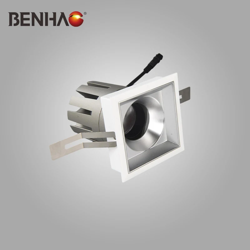 Full Spectrum EYES Protect Natural Lighting Anti-Glare 7-30W 15-50 Degree Optional Beam Angle LED COB Downlight