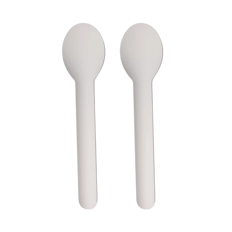 User-friendly disposable cutlery compostable small biodegradable ice cream spoon