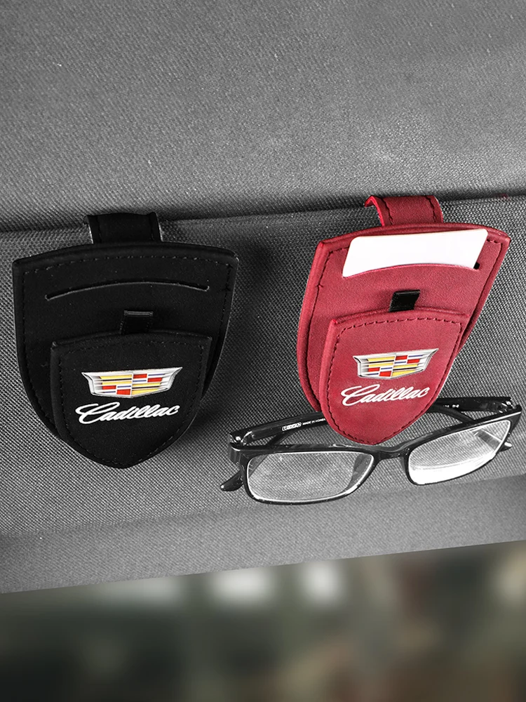 Glasses Holder Clip for Car Sun Visor Sunglasses Storage Box Automotive Accessories Apply to All Car Models