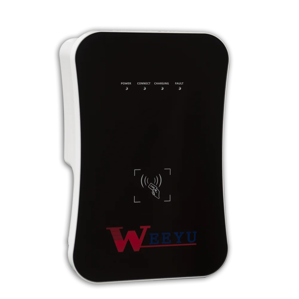 IP54 Type2 Wallbox 16a 32a безопасная EV зарядная станция электромобиля с разъемом