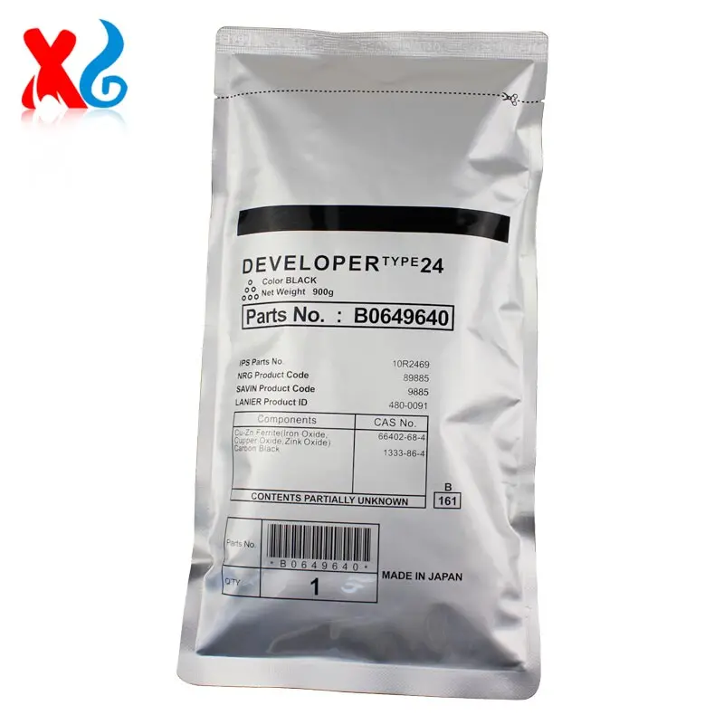 Type24 Developing Developer Powder Compatible For Ricoh Aficio 1060 1075 2051 2060 MP5500 MP6000 MP6500 MP7000 Type 24 Developer