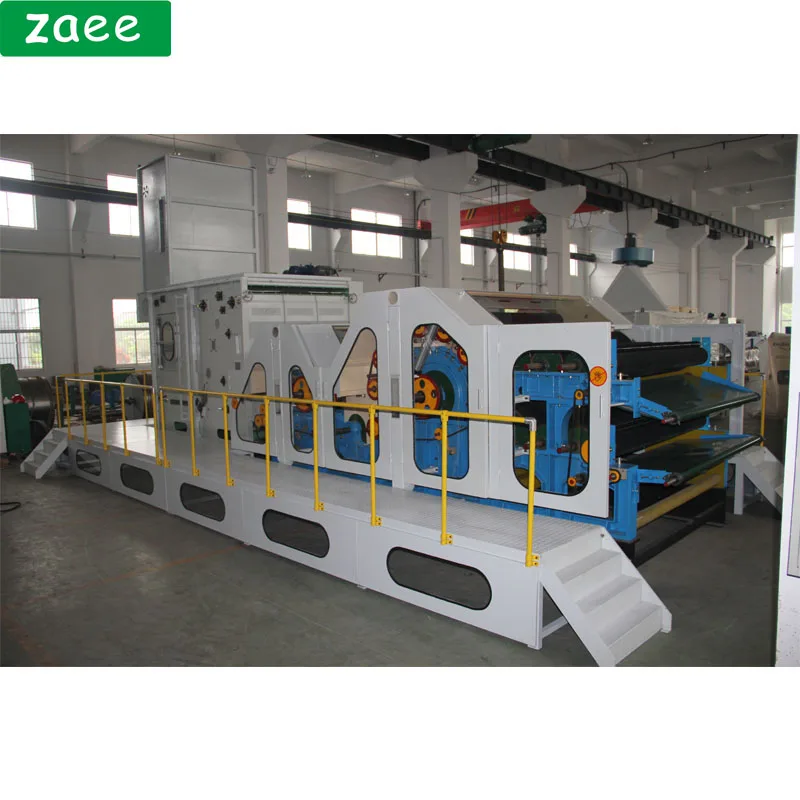 Nonwoven Double Cylinder Double Doffer Carding Machine