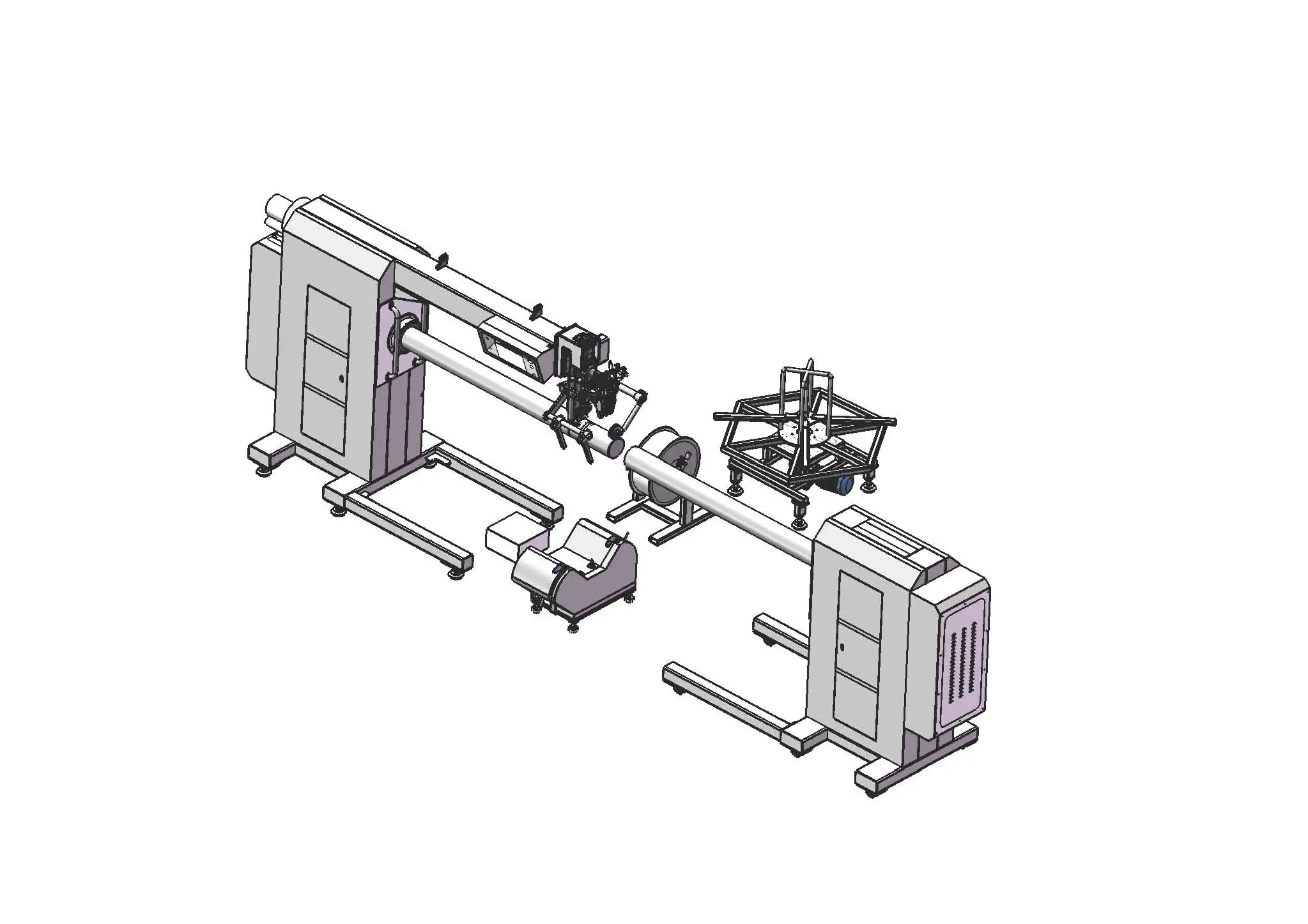 Машина для изготовления туннелей с полным захватом из ПВХ горячим воздухом по
