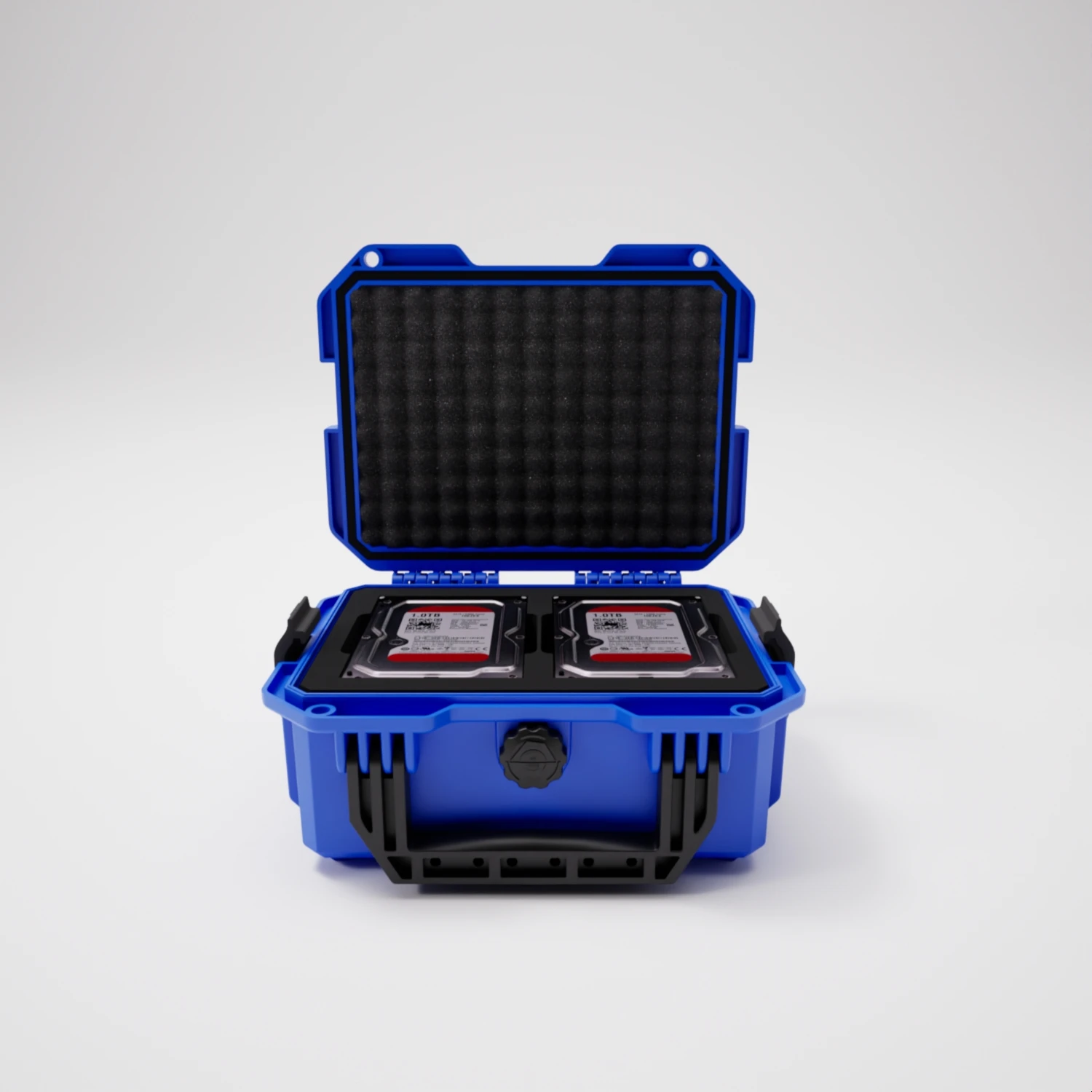GLARY lockable hard drive disk storage case rugged hard drive carrying case box wholesale hard drive case box manufacturer
