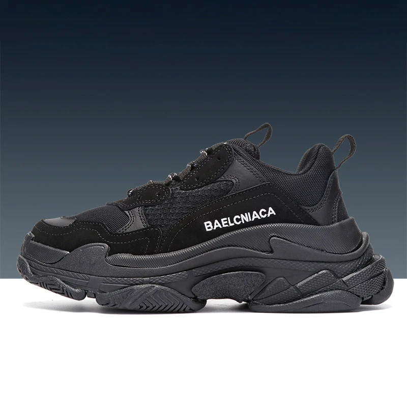 High Quality Luxury Famous Brands Designer Men Women Sports Triple S Chunky Trainers Sneaker Shoes