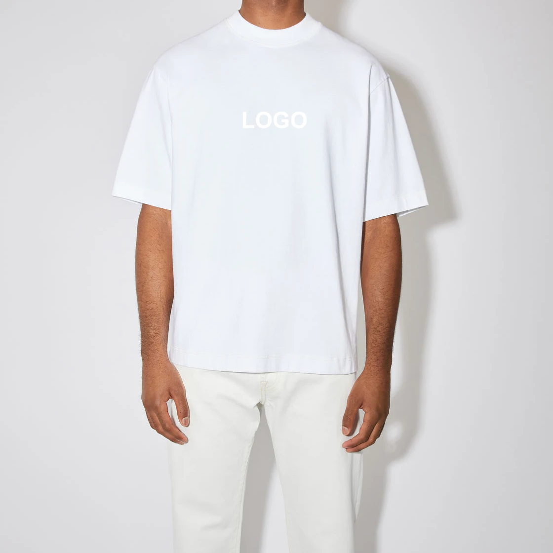 Qyoure MTS15 Camisetas De Algodon High Quality 230Gsm Unisex Mens Oversized Drop Shoulder Tshirt Camisetas Estampadas