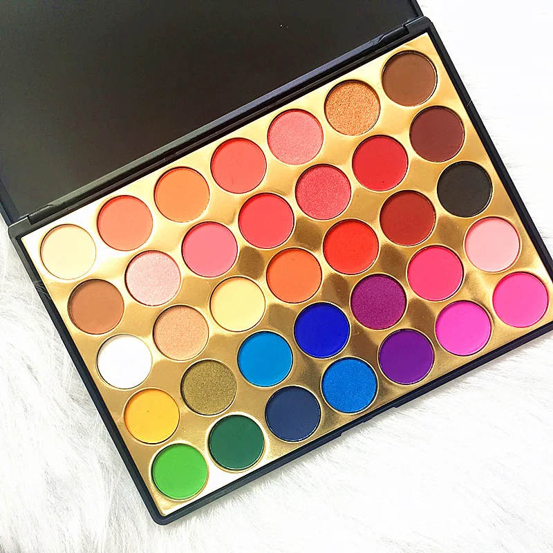 
Makeup high pigment glitter eye shadow pallet custom private label eyshadow palette 