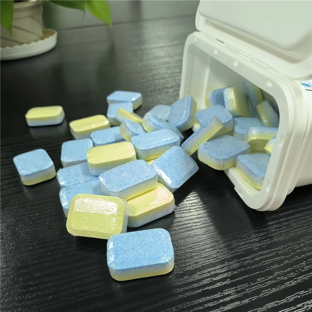 Household Strong Cleaning Products 20g Block Detergent Tabs Cleaning Dishwashing Tablets For Dish Washing Machine