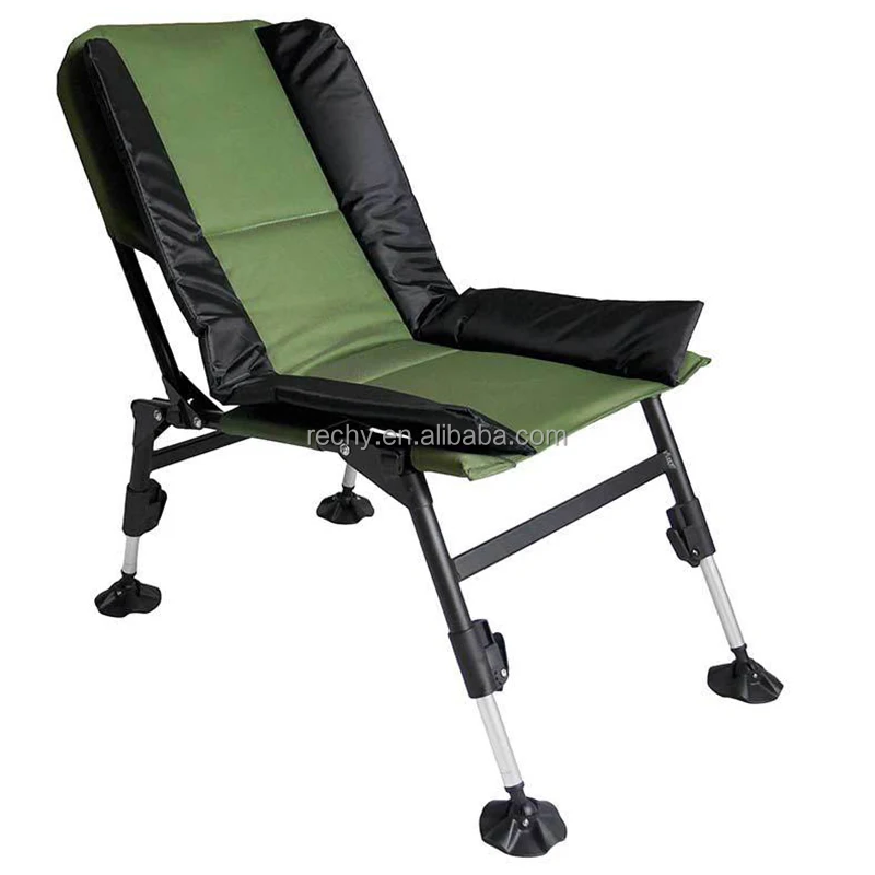 High quality luxury outdoor folding chair carp fishing   recliner chair with adjustable legs