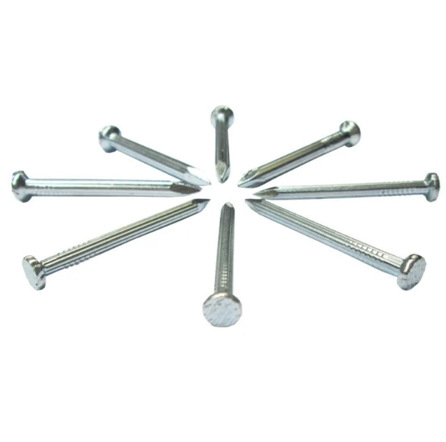 Galvanized High Strength Carbon Steel Common Nail Polished Shank for Concrete Nails Cement Carton Packed