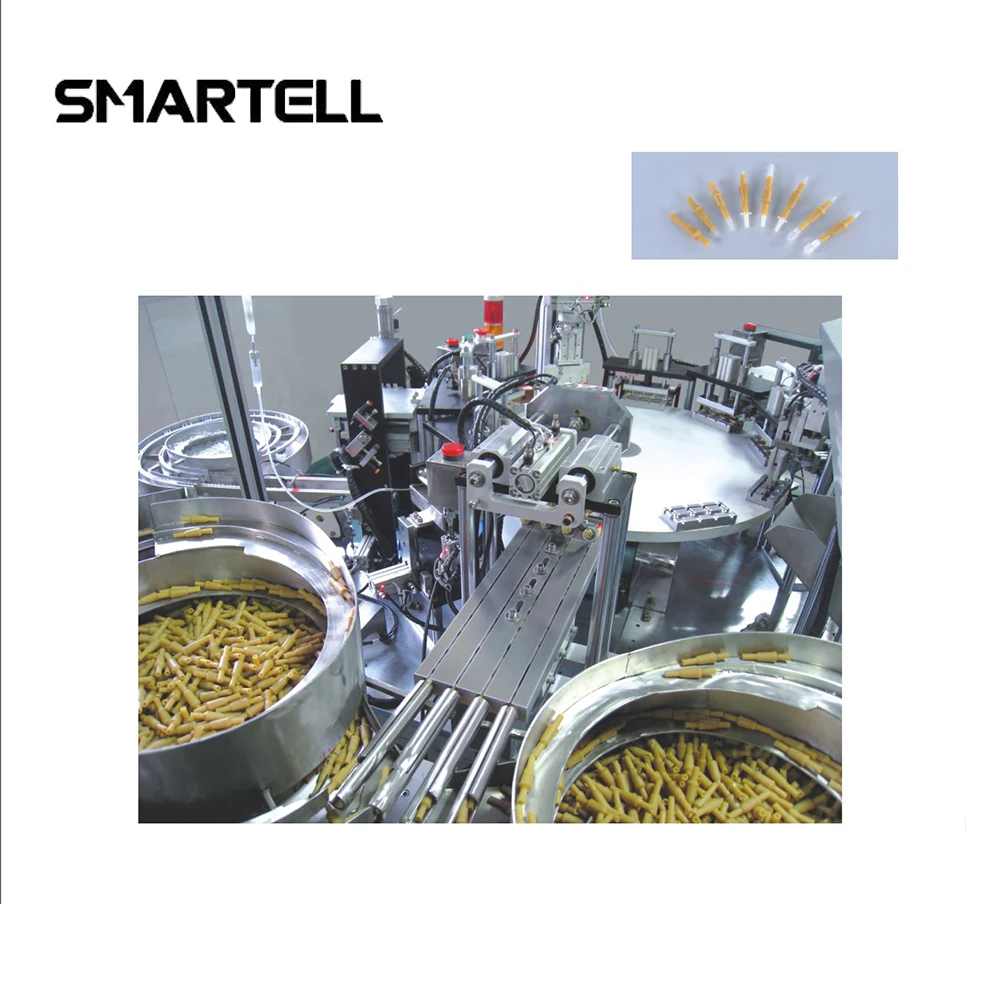 Custom-made medical valve assembly machine Automatic latex connector assembling machine