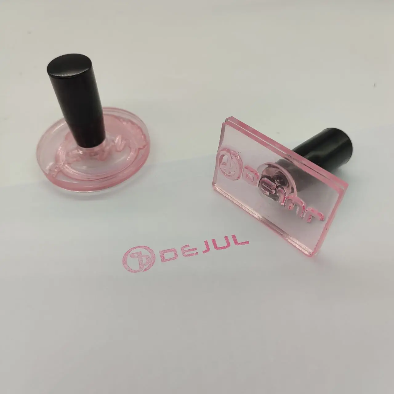 Custom Polymer Resin Clear Stamps Rubberr Seal Maker for Letter Card Making ,Happy Birthday,Thank You,Miss You.