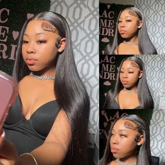 Straight Hair 40Inch Peruvian Hair Weave 13X4 Lace Front Wig Best Human Hair Wigs Online Cheap Hd 13 X6 Lace Frontal Wig