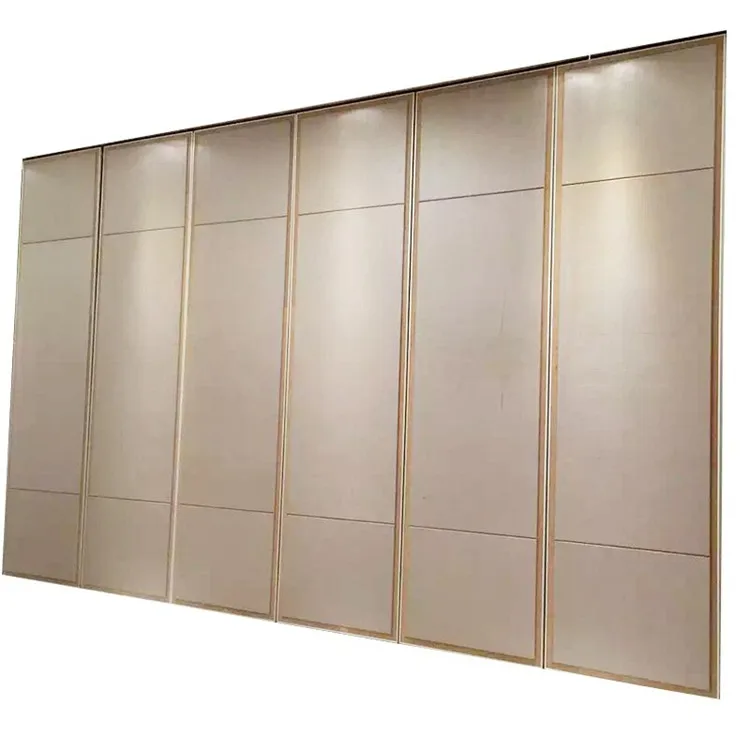 
Hotel partition wall banquet hall and mobile folding door hotel private room hanging rail partition board exhibition hall event 