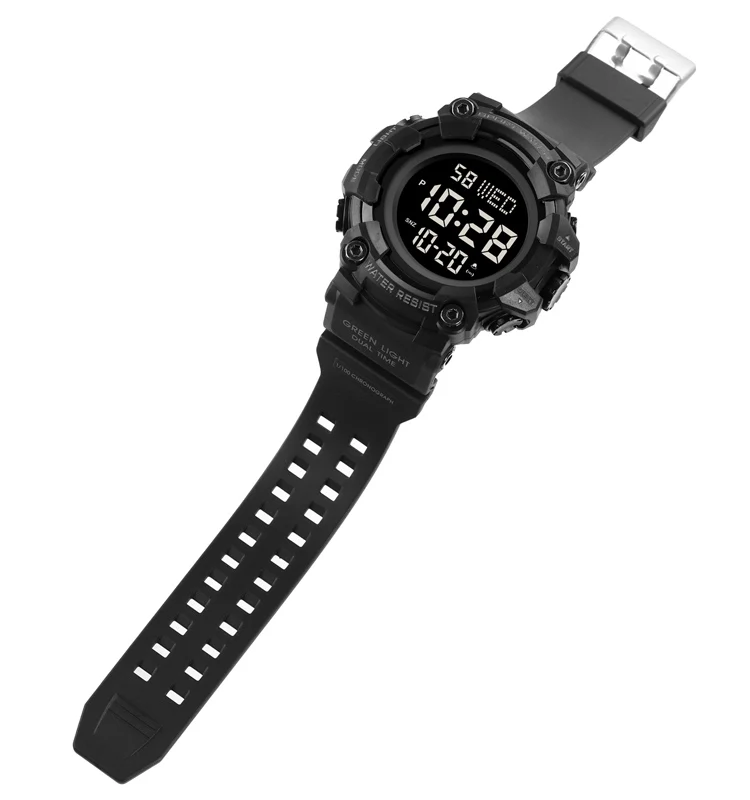 Custom oem wholesale new arrive SKMEI 1968 digital multifunctional plastic fashion waterproof gift men sports wrist watch