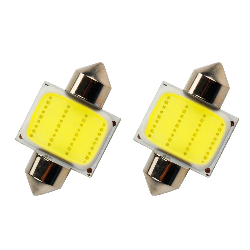  KEEN 12V DC for Auto Interior Light 31 36 39 42 MM Festoon Led Car Bulbs 6000K white COB C5W Dome Reading