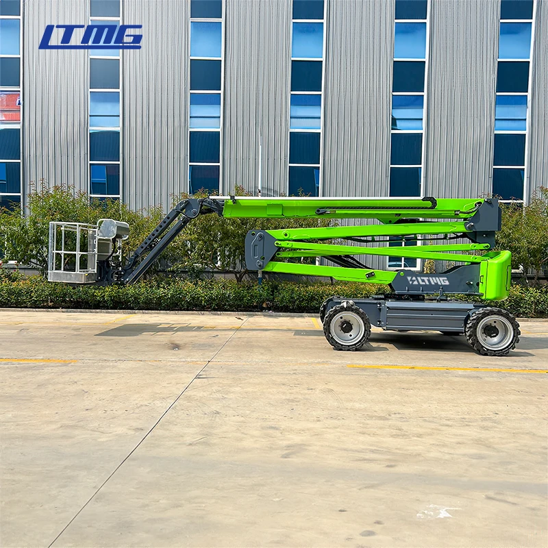 LTMG electric aerial work lift platform 20m 22m articulated boom lift aerial working platform
