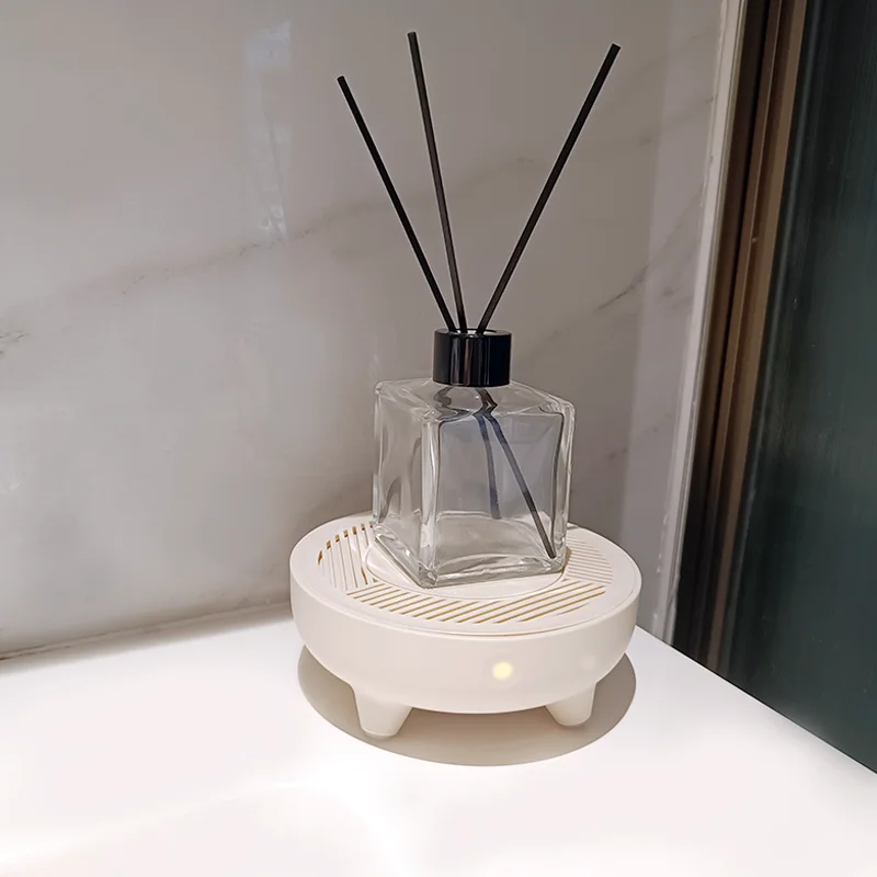 Portable Essential Oils Nebulizer Battery Rechargeable Led Light Aromatherapy Essential Oil Machine Home Electric Aroma Diffuser