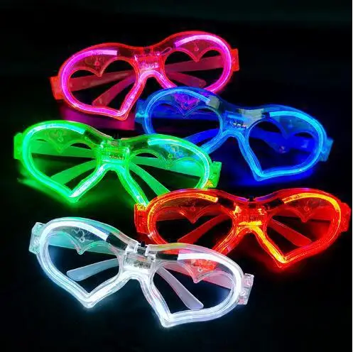 High Quality Glow In The Dark Glasses Light Up Glasses Led Shutter Glasses Event Party Supplies