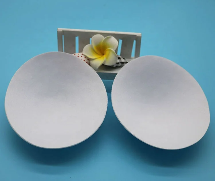 Jinhong JH237 Underwear accessories custom color size eco friendly Sponge foam breathable bra cup pad for bra bikini swimwear