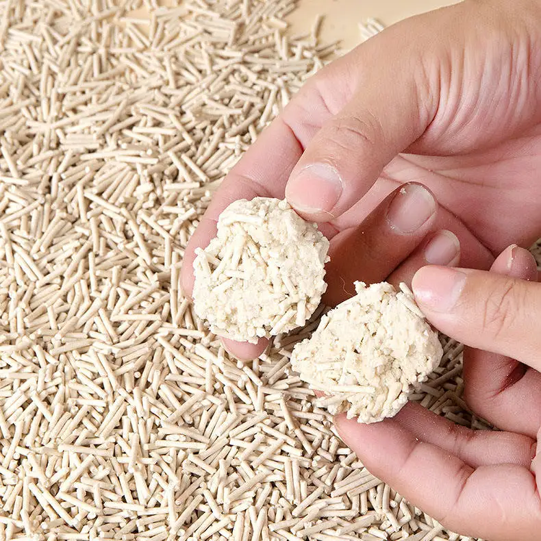 OEM ODM High Quality Soya cat Litter Deodorization Eco Clean Tofu Cat Litter Super absorption Mixed Tofu Cat Litter