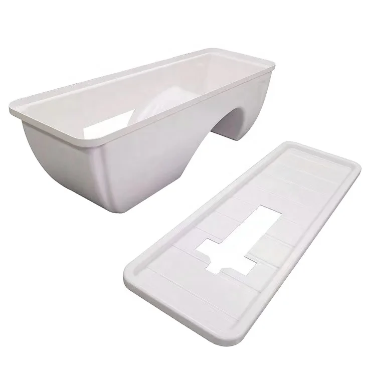 Custom ABS PP PVC Plastic Vacuum Casting Forming Parts For Bathroom Silicone Mold Prototype Plastic Vacuum Casting