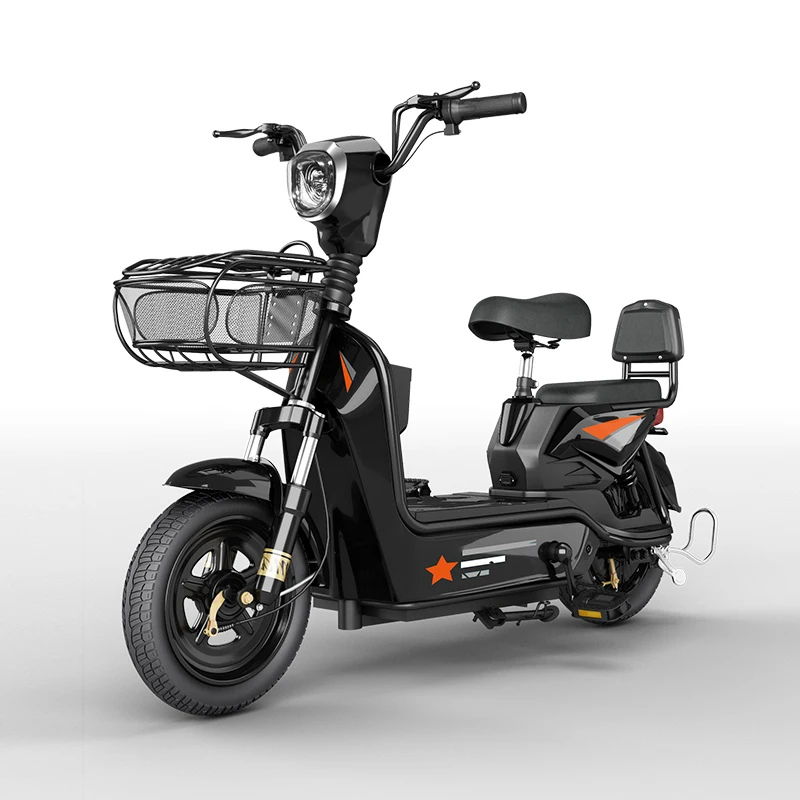 High quality high-speed electric bicycle 350W copper core motor 48v lead-acid battery electric bicycle